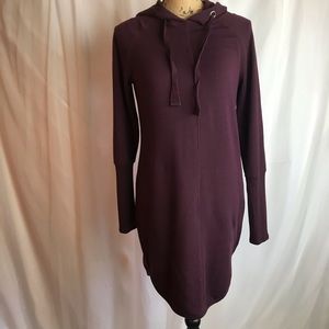 Athleta Solitude Hoodie Sweatshirt Dress 352514
